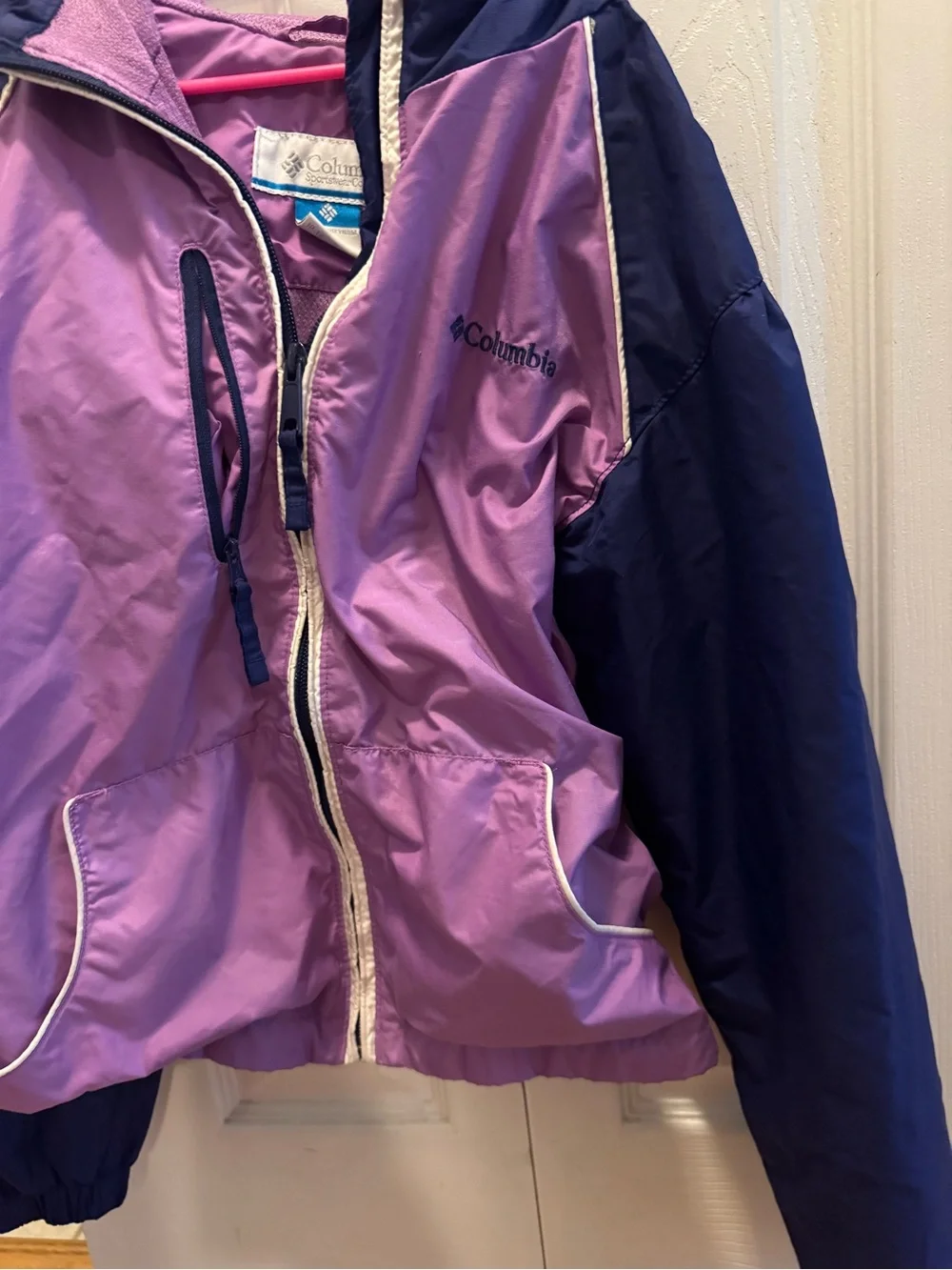 Girls Columbia Purple Rain Jacket Size 10/12